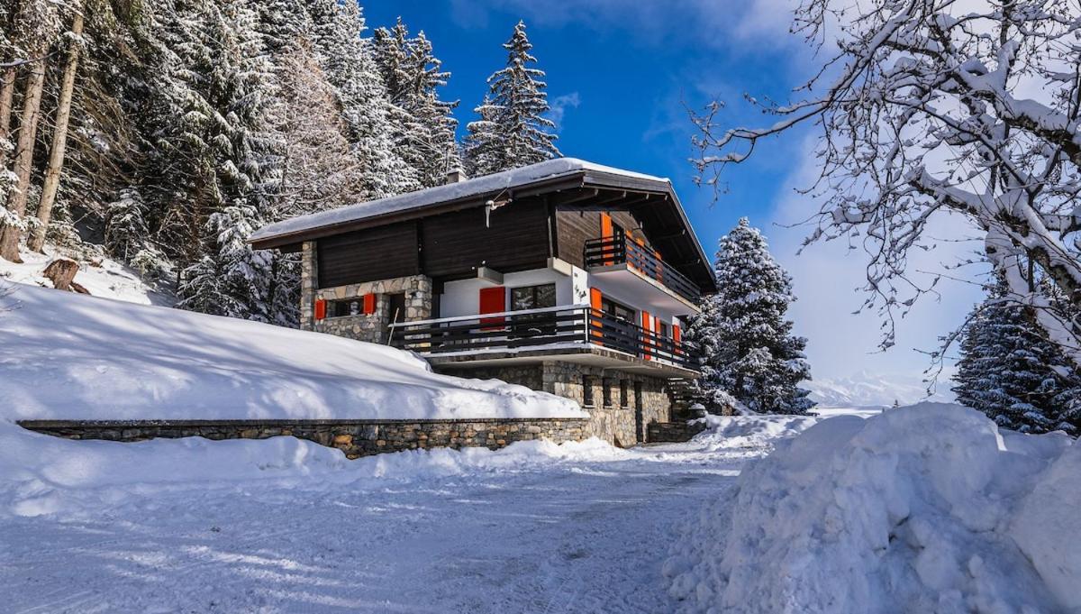 Chalet Familial Les Girolles Aux Portes D'Anzere Arbaz Exteriér fotografie